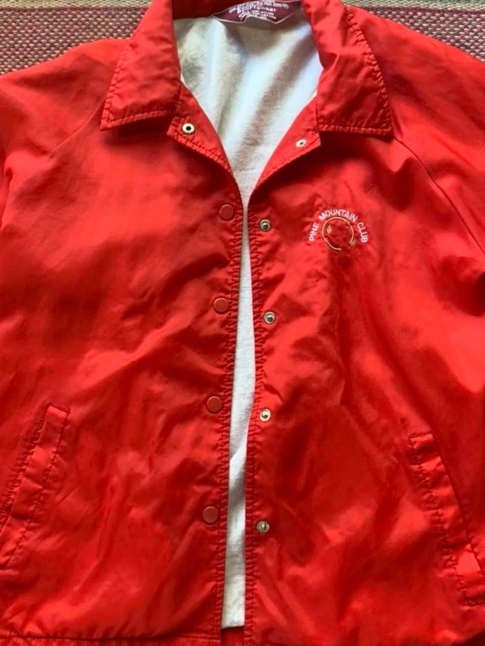 Red Windbreaker/Bomber Jacket